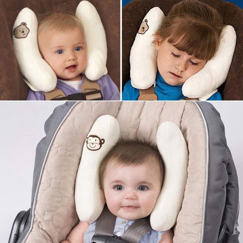 StoHua Adjustable Infants and Baby Neck Head Support,U-Shape Children Travel Pillow Cushion for Car Seat,Offers Protection Safety for Kids - Image 1